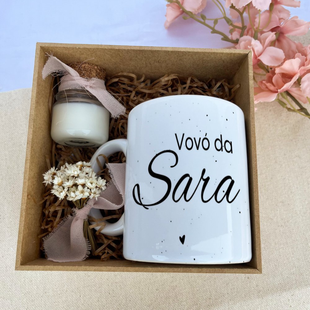 Kit Caneca + Vela Aromática