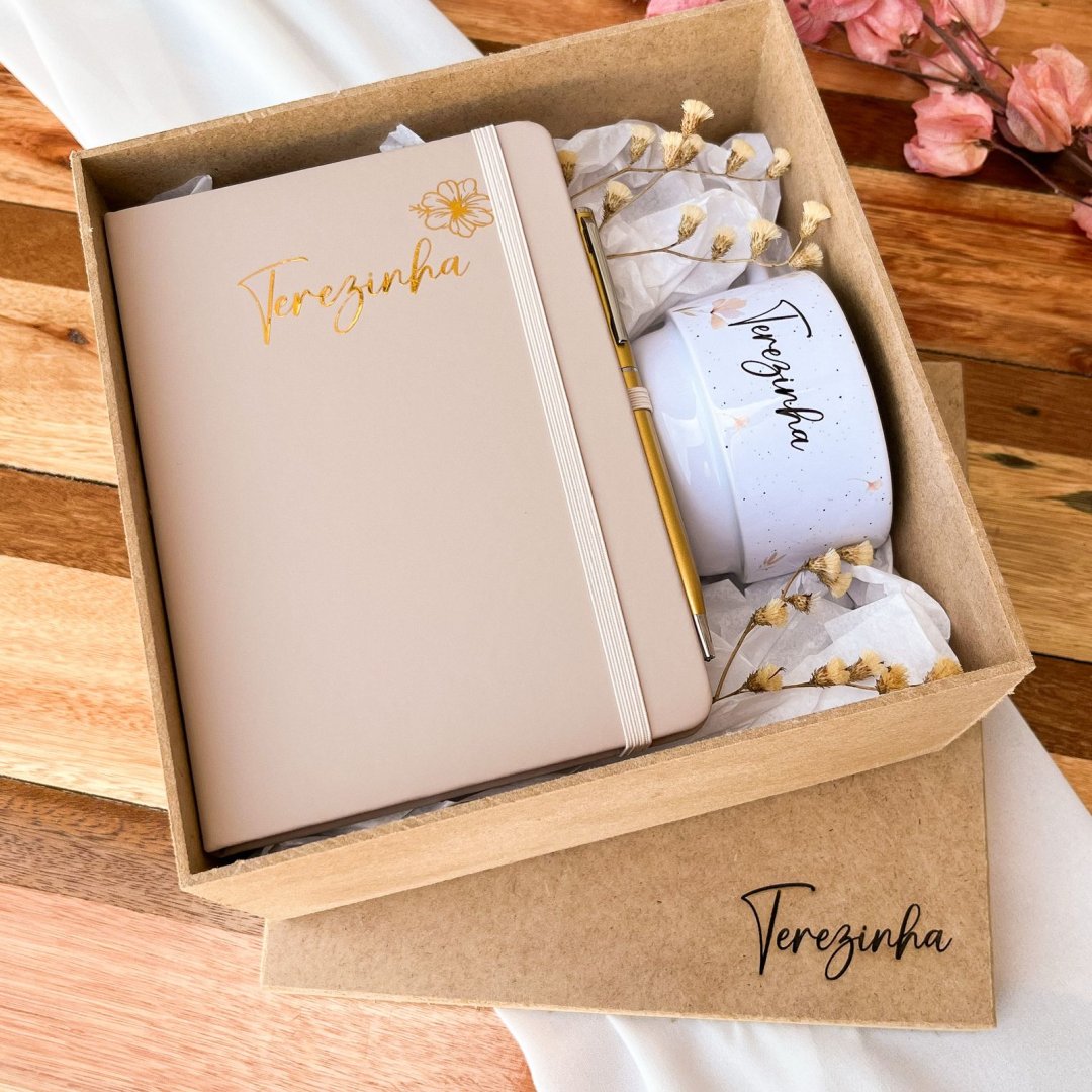 Kit Xícara + Bloquinho G + Caneta